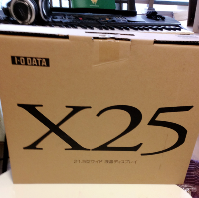 I-O DATA製21.5型ワイド液晶モニタ LCD-MF225XBRシリーズの正面外観