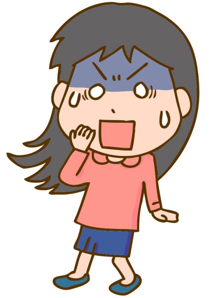 びっくり　イラスト