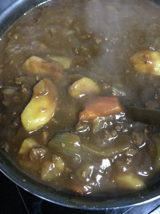カレーのジャガイモ