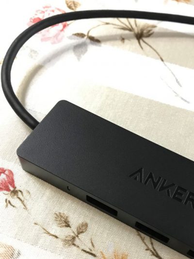 Anker USB3.0 ウルトラスリム 4ポートハブ 重さ