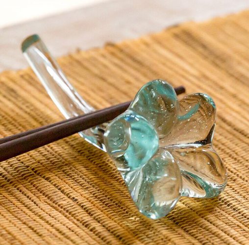 ガラスの箸置き