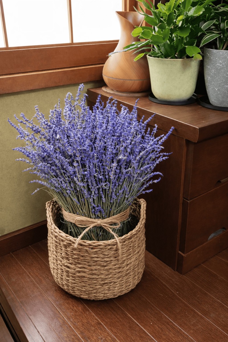 ラベンダー ドライフラワー状態でも香りが続く