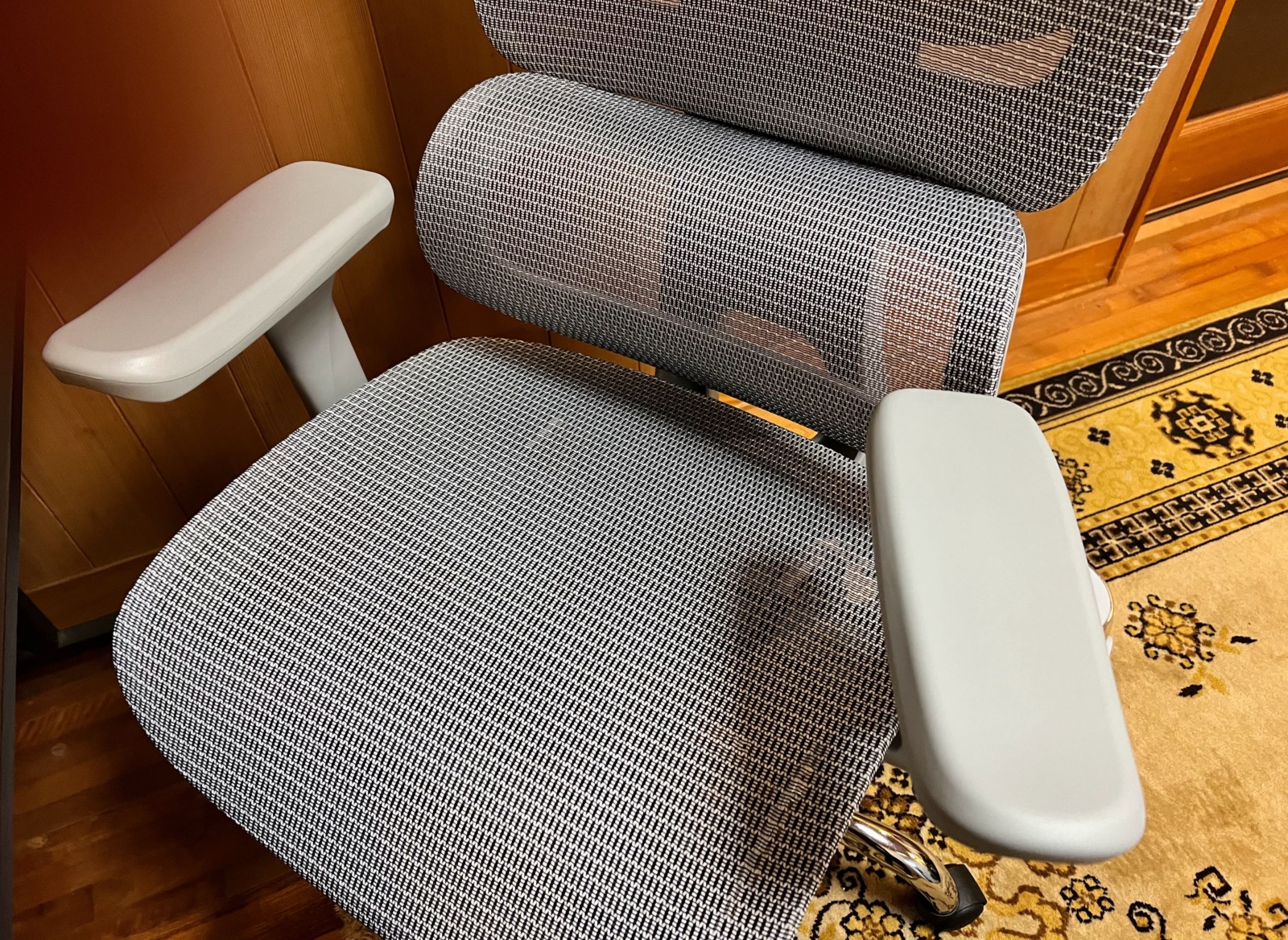 Aerlix N09 ランバーサポート部分のアップ