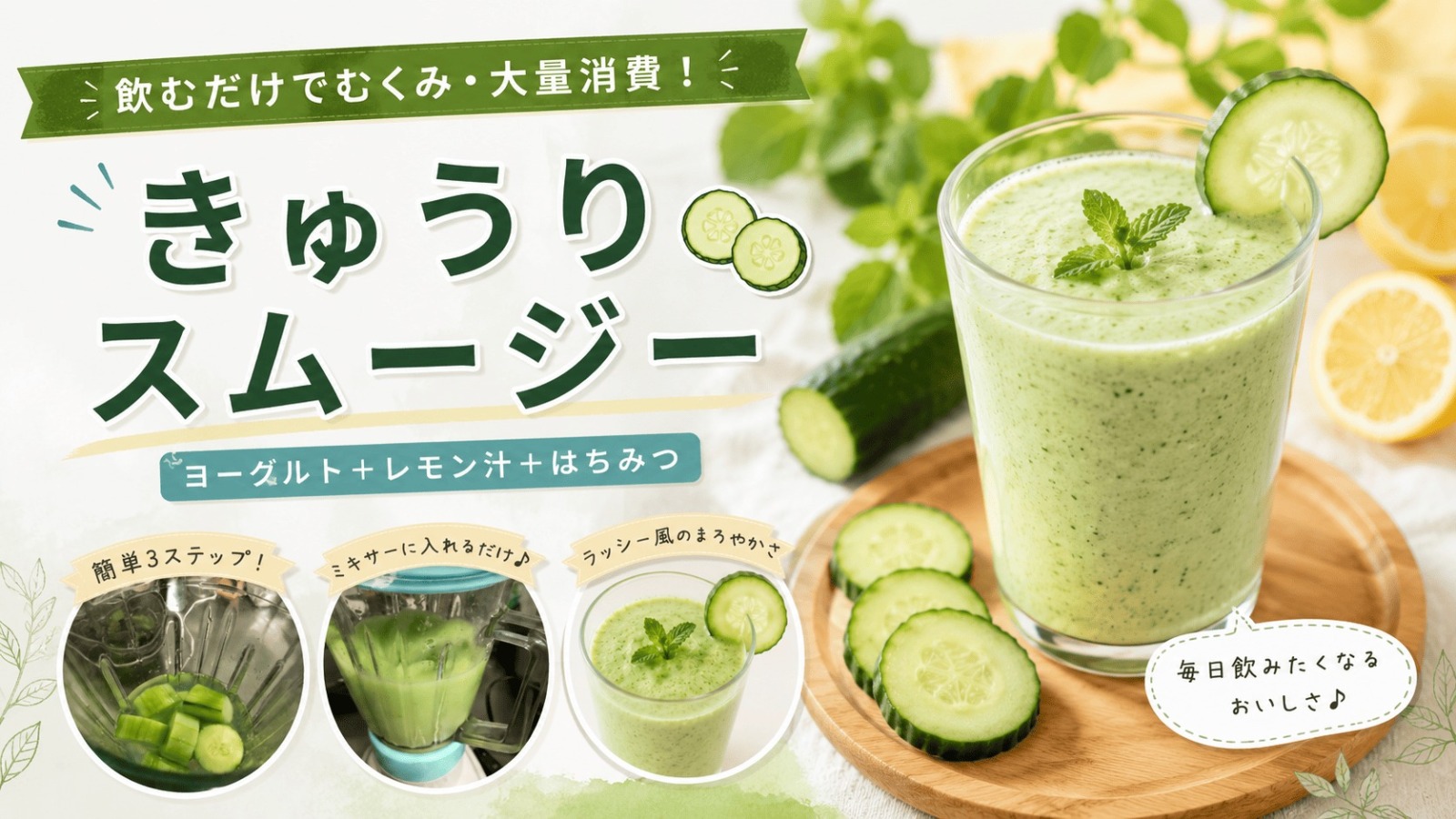 きゅうりスムージー