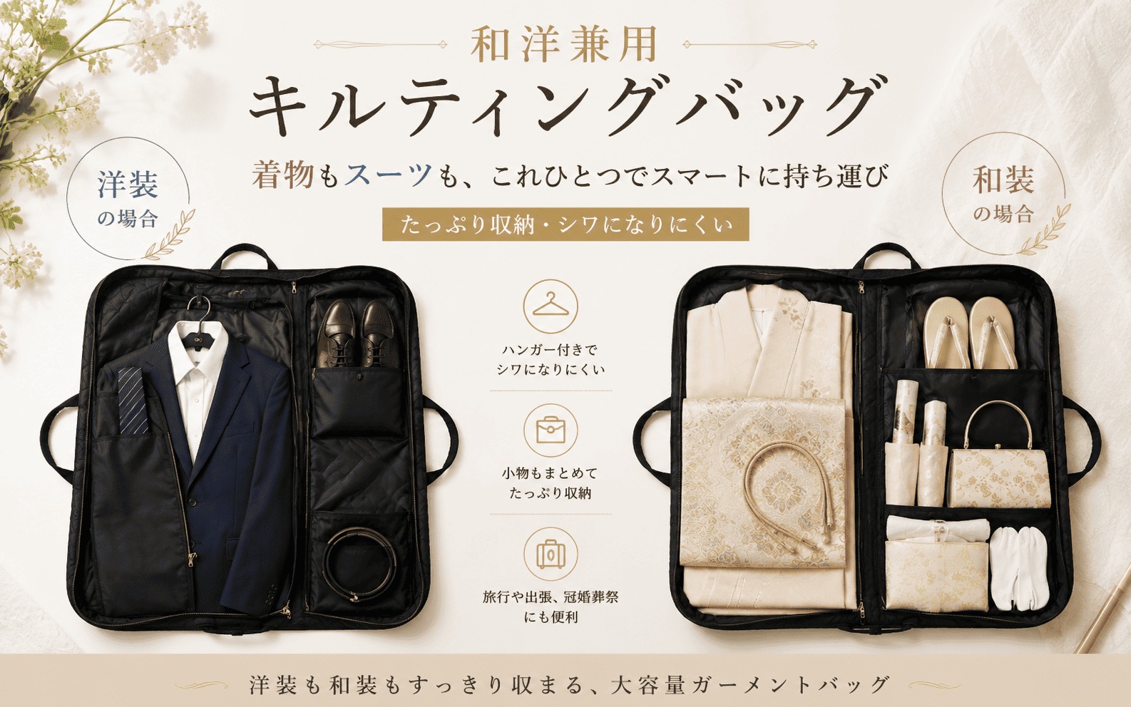 和洋兼用バッグ着物　