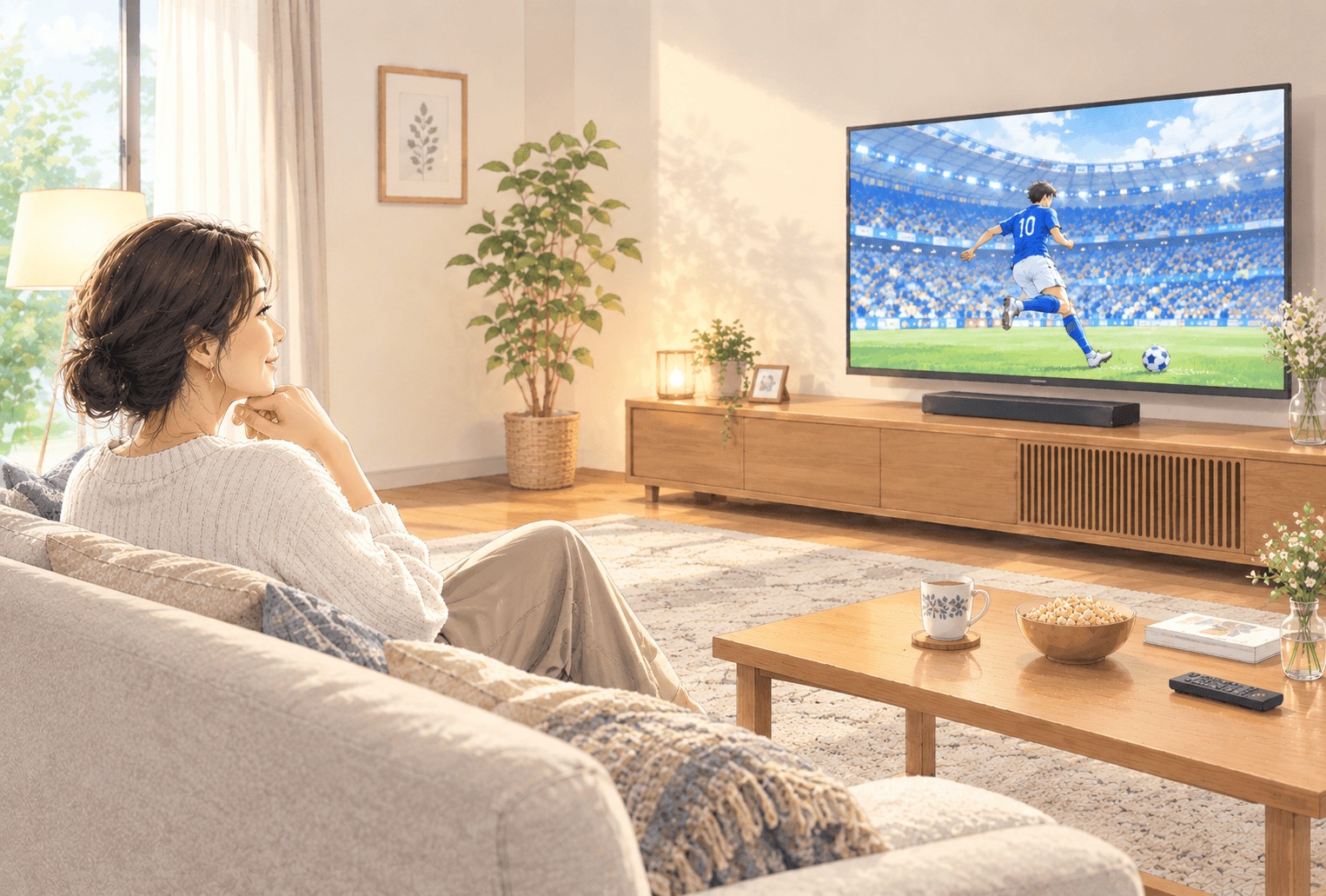 65インチ4Kテレビに買い替え